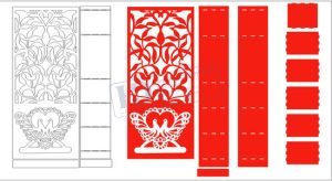 Mẫu Vách Ngăn CNC, Phòng Thờ, Mẫu Hoa Văn CNC (3)