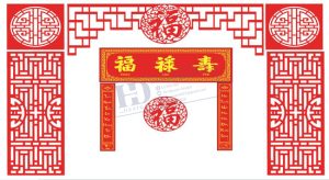 Mẫu Vách Ngăn CNC, Phòng Thờ, Mẫu Hoa Văn CNC (58)