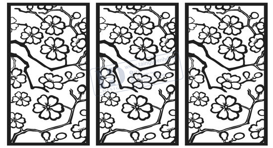 Mẫu Vách Ngăn CNC, Phòng Thờ, Mẫu Hoa Văn CNC (6)