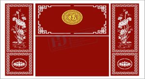 Mẫu Vách Ngăn CNC, Phòng Thờ, Mẫu Hoa Văn CNC (7)