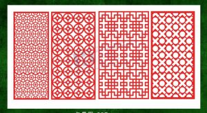 Mẫu Vách Ngăn CNC, Phòng Thờ, Mẫu Hoa Văn CNC (74)