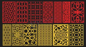 Mẫu Vách Ngăn CNC, Phòng Thờ, Mẫu Hoa Văn CNC (76)