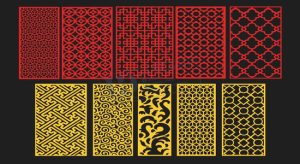 Mẫu Vách Ngăn CNC, Phòng Thờ, Mẫu Hoa Văn CNC (78)