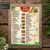 Menu nhà hàng 1 Xị Quán