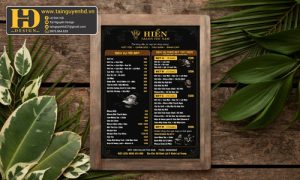 Menu salon tóc nam Hiền hớt tóc