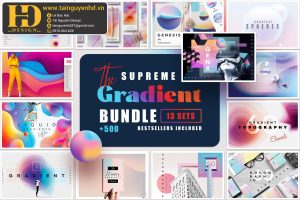 Polar Vectors - Bộ sưu tập Gradient tối thượng