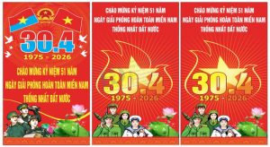 Poster Đại Lễ 30-4