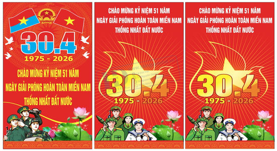 Poster Đại Lễ 30-4