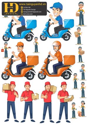 Shipper, Vector Người Giao Hàng (3)