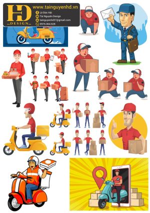 Shipper, Vector Người Giao Hàng (4)