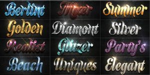 Style Hiệu Ứng Chữ 3D Photoshop 2