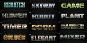 Style Hiệu Ứng Chữ 3D Photoshop 3