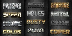 Style Hiệu Ứng Chữ 3D Photoshop 4