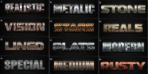 Style Hiệu Ứng Chữ 3D Photoshop 5