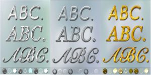 Style Hiệu Ứng Chữ 3D Photoshop 7