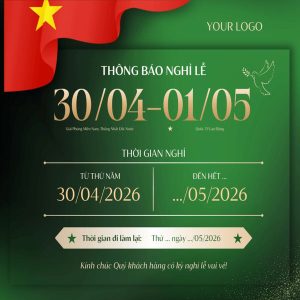 Thông Báo Nghỉ Lễ, Giỗ Tổ, Quốc Tế Lao Động (10)