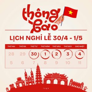 Thông Báo Nghỉ Lễ, Giỗ Tổ, Quốc Tế Lao Động (2)