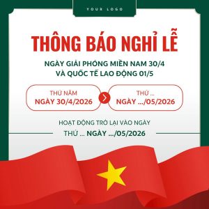 Thông Báo Nghỉ Lễ, Giỗ Tổ, Quốc Tế Lao Động (7)