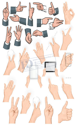 Vector Bàn Tay, Hands 1 (1)
