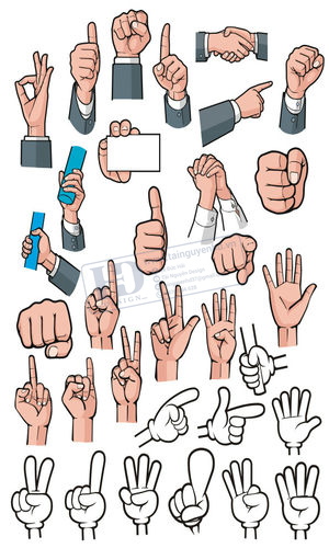 Vector Bàn Tay, Hands