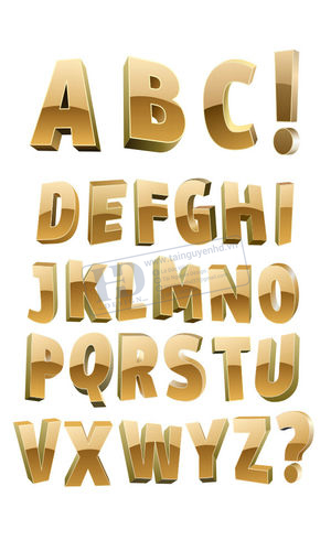 Vector Bảng Chữ Cái, Alphabet (2)