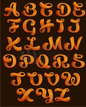 Vector Bảng Chữ Cái, Bảng Chữ Số, Alphabet, Number  (11)