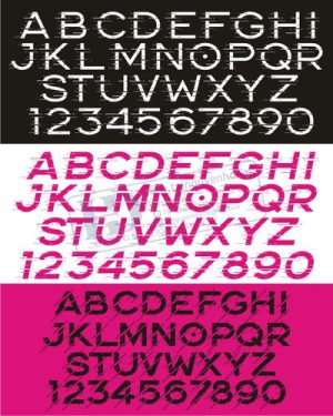 Vector Bảng Chữ Cái, Bảng Chữ Số, Alphabet, Number  (17)