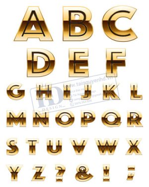 Vector Bảng Chữ Cái, Bảng Chữ Số, Alphabet, Number  (21)