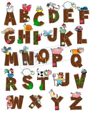 Vector Bảng Chữ Cái, Bảng Chữ Số, Alphabet, Number  (27)