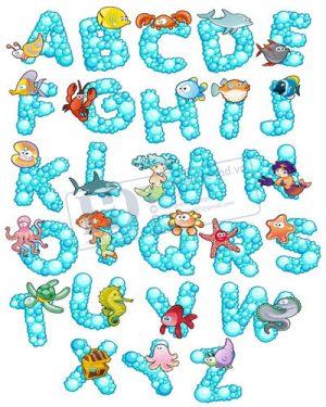 Vector Bảng Chữ Cái, Bảng Chữ Số, Alphabet, Number  (28)