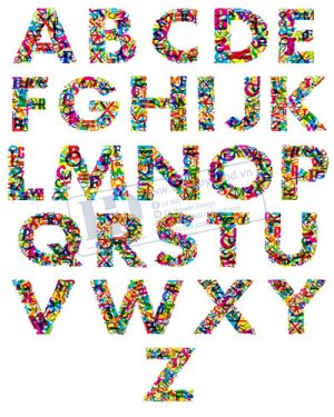 Vector Bảng Chữ Cái, Bảng Chữ Số, Alphabet, Number  (29)