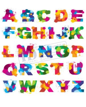 Vector Bảng Chữ Cái, Bảng Chữ Số, Alphabet, Number  (31)