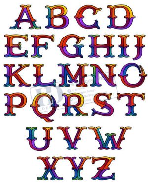 Vector Bảng Chữ Cái, Bảng Chữ Số, Alphabet, Number  (32)