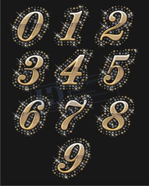 Vector Bảng Chữ Cái, Bảng Chữ Số, Alphabet, Number  (4)