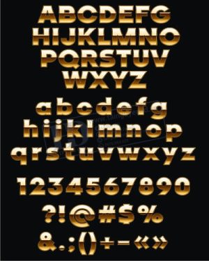 Vector Bảng Chữ Cái, Bảng Chữ Số, Alphabet, Number  (45)