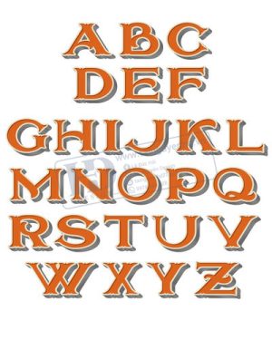 Vector Bảng Chữ Cái, Bảng Chữ Số, Alphabet, Number  (53)