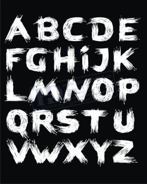 Vector Bảng Chữ Cái, Bảng Chữ Số, Alphabet, Number  (54)