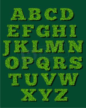 Vector Bảng Chữ Cái, Bảng Chữ Số, Alphabet, Number  (55)