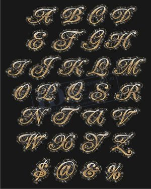 Vector Bảng Chữ Cái, Bảng Chữ Số, Alphabet, Number  (6)