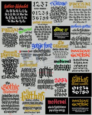 Vector Bảng Chữ Cái, Bảng Chữ Số, Alphabet, Number  (75)