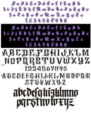 Vector Bảng Chữ Cái, Bảng Chữ Số, Alphabet, Number  (77)