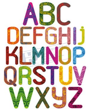 Vector Bảng Chữ Cái, Bảng Chữ Số, Alphabet, Number  (79)