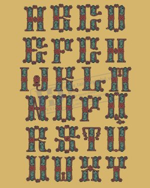 Vector Bảng Chữ Cái, Bảng Chữ Số, Alphabet, Number  (83)