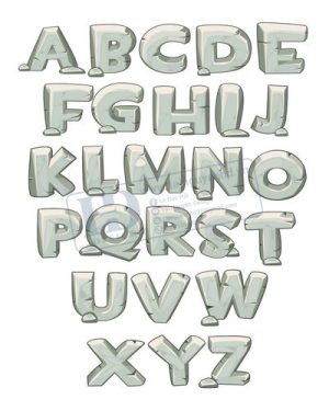 Vector Bảng Chữ Cái, Bảng Chữ Số, Alphabet, Number  (84)