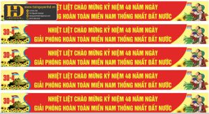 Vector Băng Rôn Khẩu Hiệu Đại Lễ 30-4 1