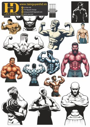 Vector Barber Shop, Hair Men (9)