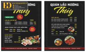 Vector Biển Quảng Cáo Lẩu Nướng