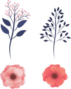 Vector Bông Hoa, Flower (26)