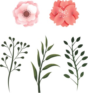 Vector Bông Hoa, Flower (43)