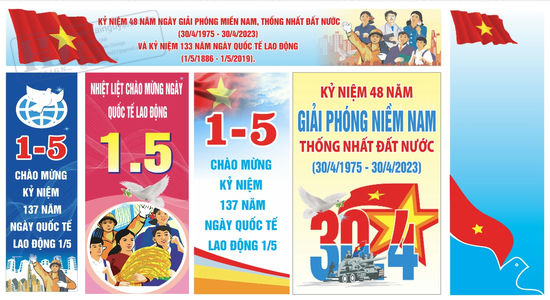 Vector Chào Mừng Quốc Tế Lao Động 1-5